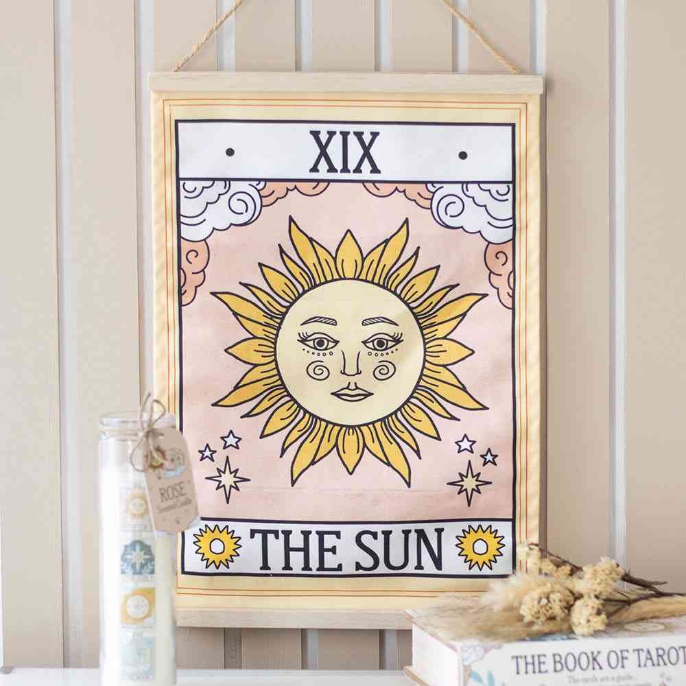Something Different - The Sun Vintage Tarot Muurdecoratie - Multicolours